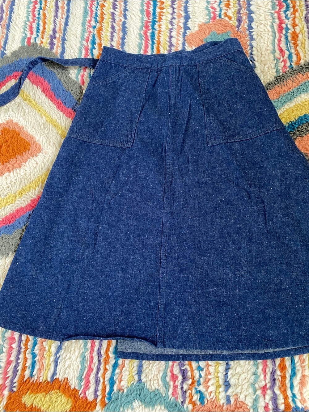 OrSlow Denim Wrap Skirt